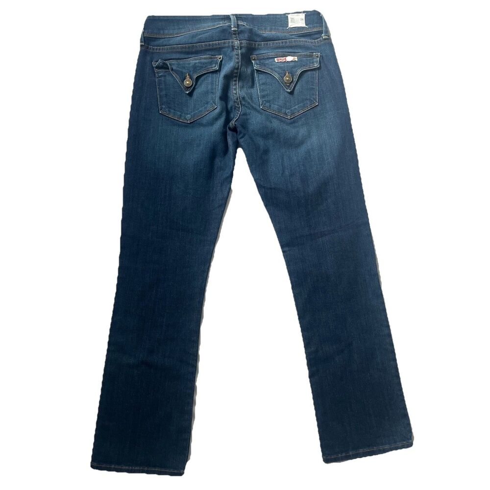 Hudson Crop Beth Baby Bootcut Ankle Jeans Womens 26 Blue Denim Flap Pocket EUC